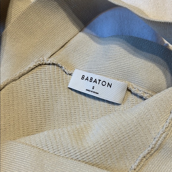 Babaton Cream Ribbed Knit Top - Picture 2 of 3